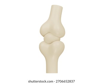 Icono de articulación de hueso Ilustración 3D Render