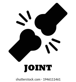 bone joint icon design vector graphic