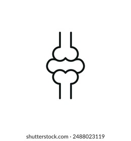 Bone joint icon. Simple bone joint icon for social media, app, and web design. Vector illustration.