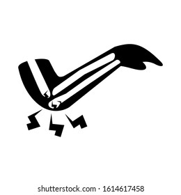 bone joints icon isolated sign symbol vector illustration - high quality black style vector icons

