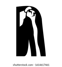 bone joints icon isolated sign symbol vector illustration - high quality black style vector icons
