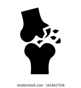 bone joints icon isolated sign symbol vector illustration - high quality black style vector icons
