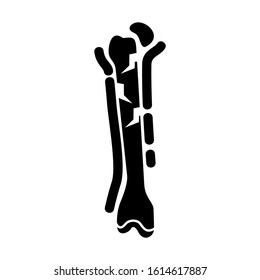 bone joints icon isolated sign symbol vector illustration - high quality black style vector icons
