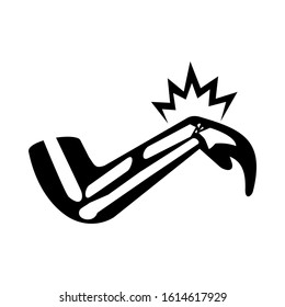 bone joints icon isolated sign symbol vector illustration - high quality black style vector icons
