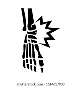bone joints icon isolated sign symbol vector illustration - high quality black style vector icons
