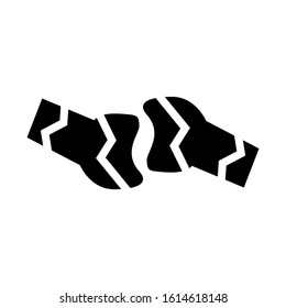 bone joints icon isolated sign symbol vector illustration - high quality black style vector icons
