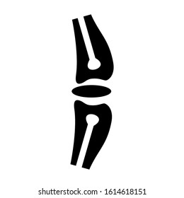 bone joints icon isolated sign symbol vector illustration - high quality black style vector icons
