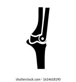 bone joints icon isolated sign symbol vector illustration - high quality black style vector icons
