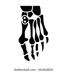 bone joints icon isolated sign symbol vector illustration - high quality black style vector icons
