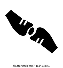 bone joints icon isolated sign symbol vector illustration - high quality black style vector icons
