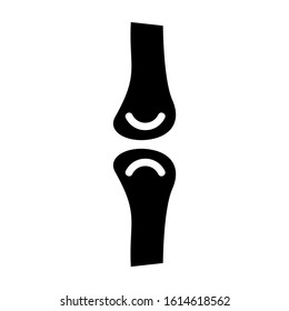 bone joints icon isolated sign symbol vector illustration - high quality black style vector icons
