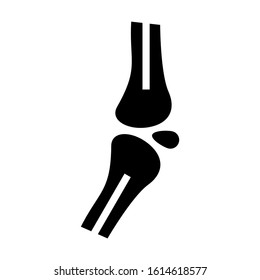 bone joints icon isolated sign symbol vector illustration - high quality black style vector icons
