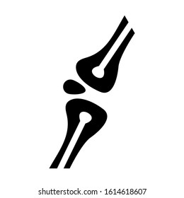 bone joints icon isolated sign symbol vector illustration - high quality black style vector icons
