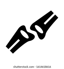 bone joints icon isolated sign symbol vector illustration - high quality black style vector icons
