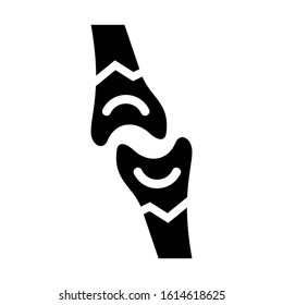 bone joints icon isolated sign symbol vector illustration - high quality black style vector icons
