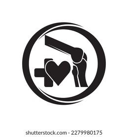 Bone joints icon logo,vector illustration symbol design