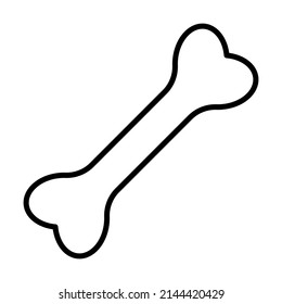 Bone line icon. Symbol for your website design, logo, app, UI. Vector illustration, EPS10