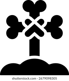 Diseño de icono de estilo de línea de hueso