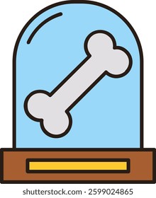 Bone Line vector Icon Design