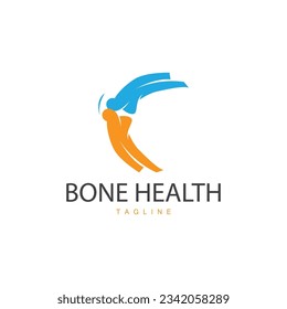 Bone Logo, Bone Care Health Design, Simple Symbol Template Illustration