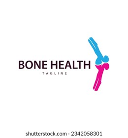 Bone Logo, Bone Care Health Design, Simple Symbol Template Illustration