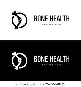 Bone Logo, Bone Care Health Design, Simple Symbol Template Illustration
