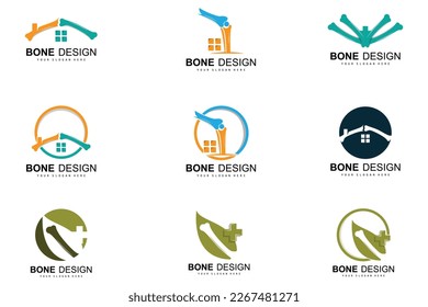 Bone Logo, Bone Care Vector, And Bone Medicine, Hospital, Health