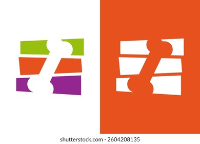 Bone logo. Chiropractic clinic logotype design template.