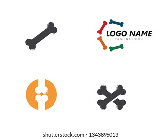 Bone logo concept illustration design 