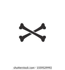 Bone logo concept illustration design 