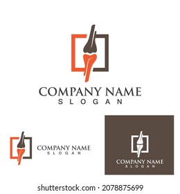 Bone logo and symbol vector