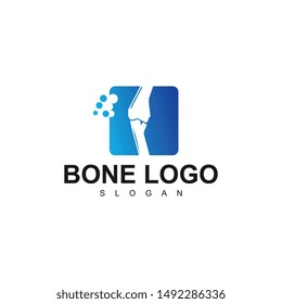 bone logo template, design concept icon,illustration