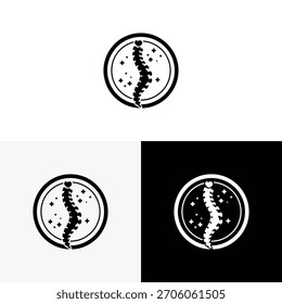 Ilustración de icono de Vector de logotipo de hueso