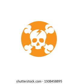 Bone logo vector ilustration template