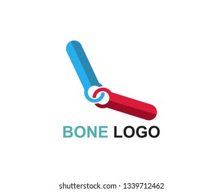 Bone logo vector template