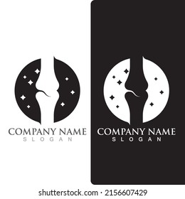 Bone logo vector template vector
