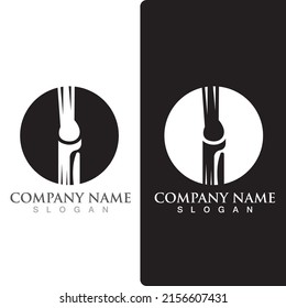 Bone logo vector template vector