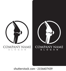 Bone logo vector template vector