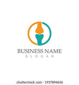 bone logo vector template design