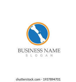 bone logo vector template design