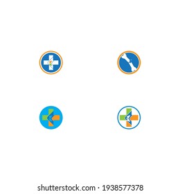 bone logo vector template design