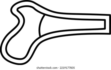 Bone Marrow Concept, Stem Cells vector outline icon Design, Organ System Symbol, Human Anatomy Sign, Human Body Part Stock illustration,