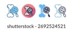 Bone Marrow Icon multistyle Vector Illustration