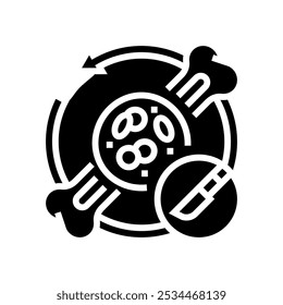 bone marrow transplant cancer treatment glyph icon vector. bone marrow transplant cancer treatment sign. isolated symbol illustration