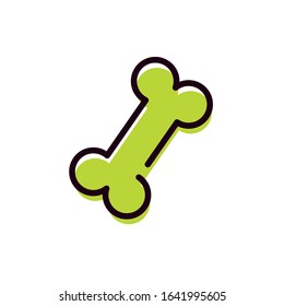 bone mascot care element icon vector illustration design