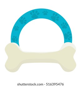 bone mascot isolated icon