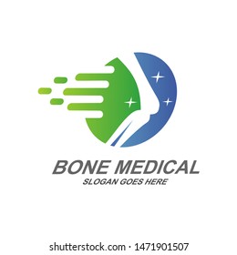 Bone Medical Logo, Bone Specialist Logo Vector