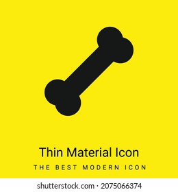 Bone minimal bright yellow material icon