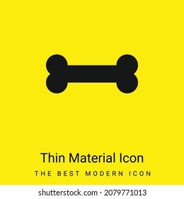 Bone minimal bright yellow material icon