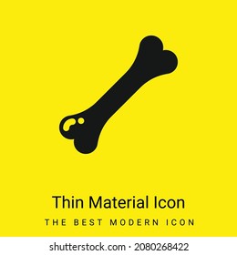 Bone minimal bright yellow material icon